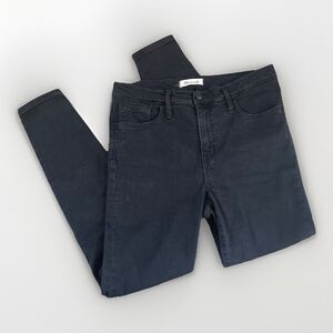 Madewell Roadtripper Jeans Womens Size 29‎ Black Denim Skinny Leg Pants Stretch